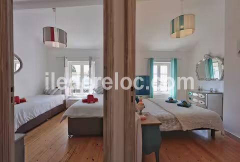 Photo 48 : CHAMBRE d'une maison situ&eacute;e &agrave; Saint-Martin-de-R&eacute;, &icirc;le de R&eacute;.