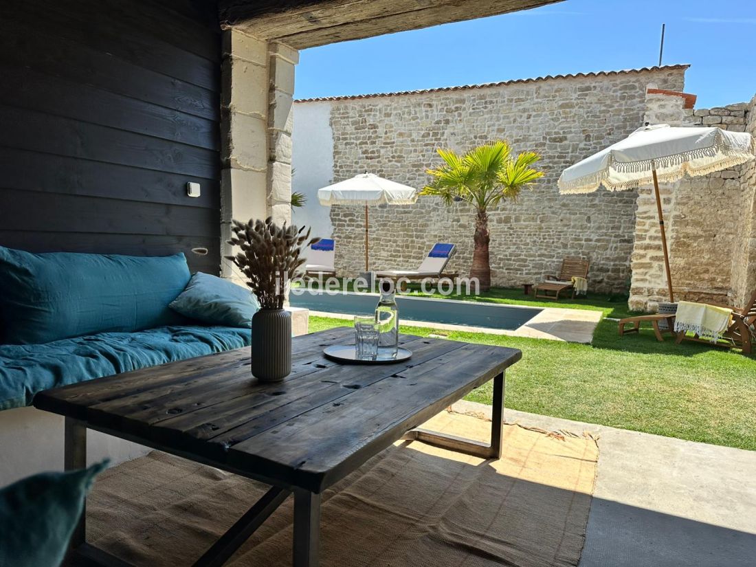 Photo 6 : PATIO d'une maison située à Sainte-Marie-de-Ré, île de Ré.