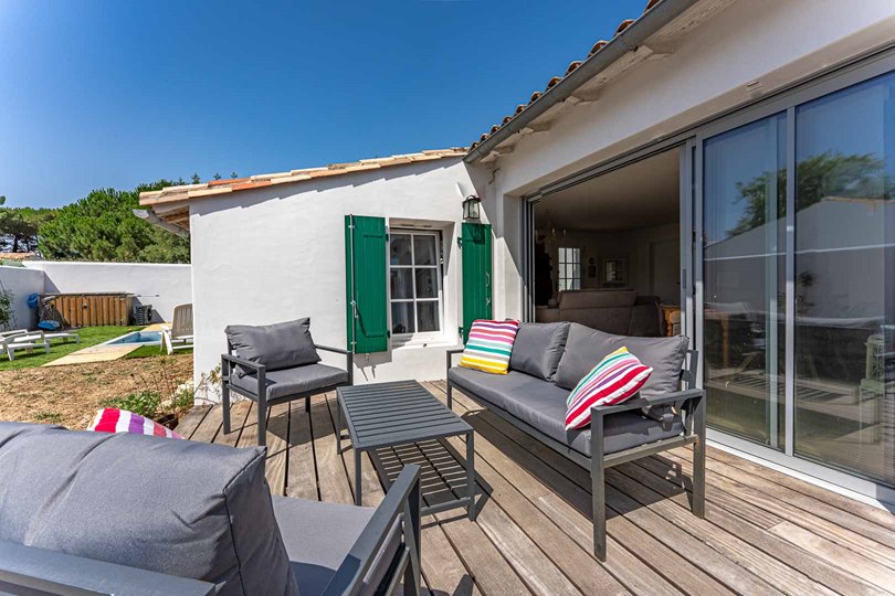 Photo 21 :  d'une maison située à Le Bois-Plage-en-Ré, île de Ré.