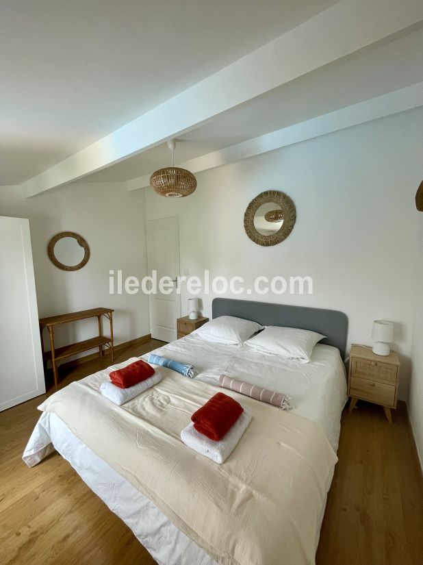 Photo 16 : CHAMBRE d'une maison située à Rivedoux-Plage, île de Ré.