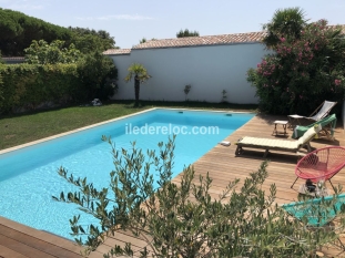 Ile de Ré:Belle villa avec piscine chauffée privée et jardin ensoleillés