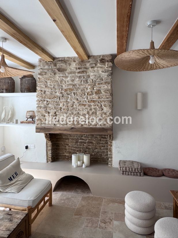 Photo 4 : SEJOUR d'une maison située à Les Portes-en-Ré, île de Ré.
