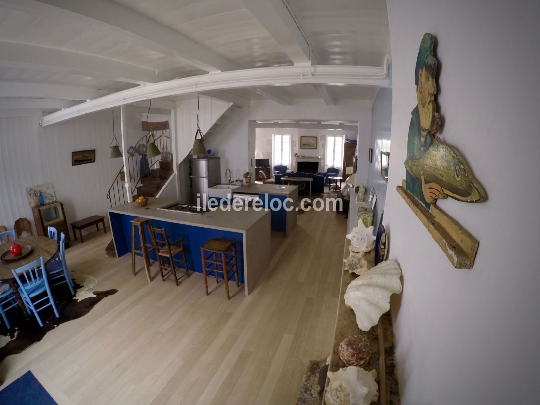 Photo 4 : SEJOUR d'une maison située à Sainte-Marie-de-Ré, île de Ré.