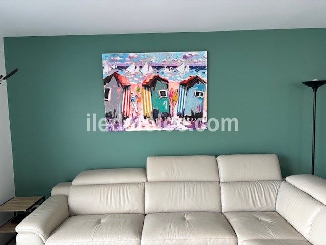 Photo 5 : SEJOUR d'une maison située à Le Bois-Plage-en-Ré, île de Ré.