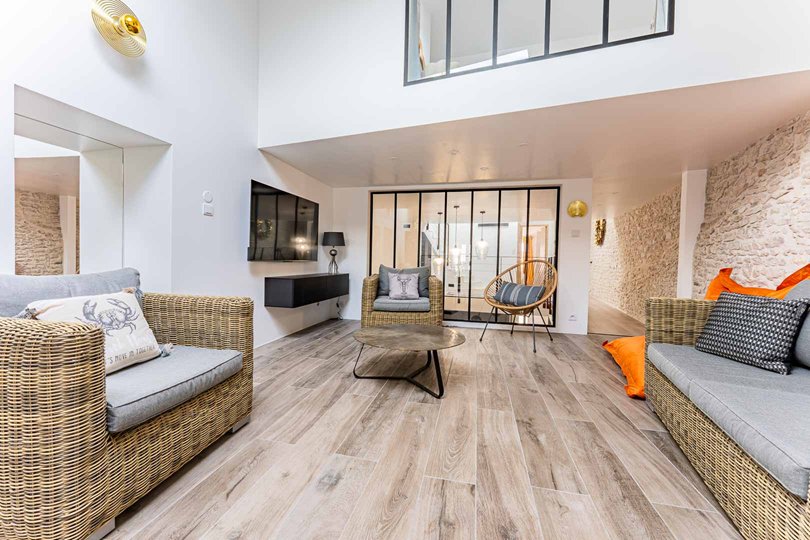 Photo 6 :  d'une maison située à Le Bois-Plage-en-Ré, île de Ré.