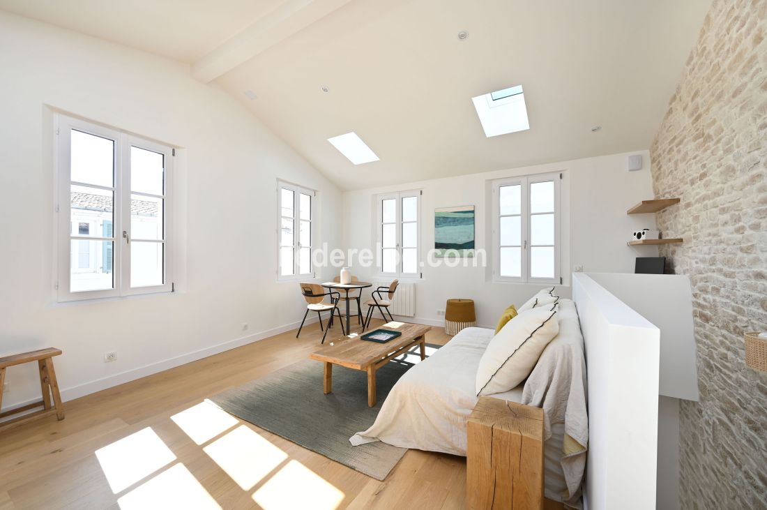 Photo 11 : SEJOUR d'une maison située à Ars en Ré, île de Ré.