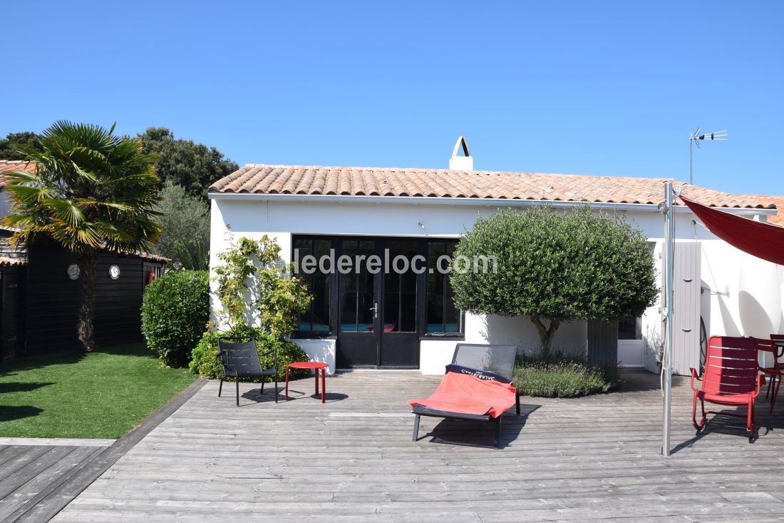 Photo 4 : TERRASSE d'une maison située à Rivedoux-Plage, île de Ré.