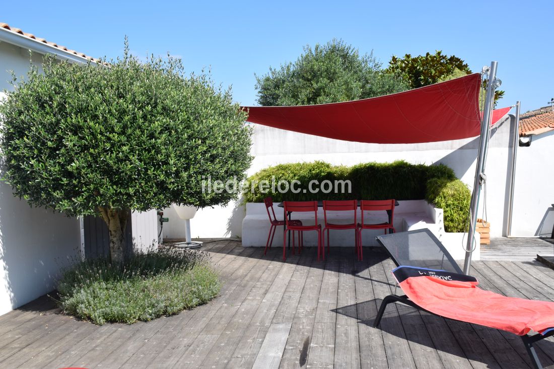 Photo 5 : TERRASSE d'une maison située à Rivedoux-Plage, île de Ré.