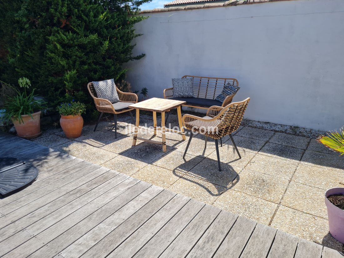 Photo 25 : TERRASSE d'une maison située à Sainte-Marie-de-Ré, île de Ré.