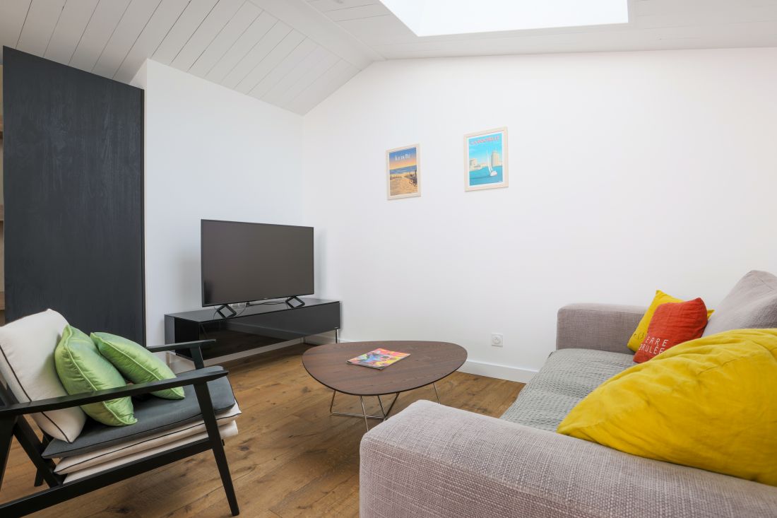 Photo 5 : SEJOUR d'une maison situ&eacute;e &agrave; La Flotte-en-R&eacute;, &icirc;le de R&eacute;.