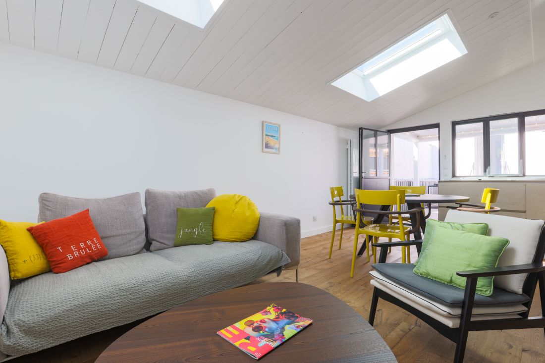 Photo 4 : SEJOUR d'une maison situ&eacute;e &agrave; La Flotte-en-R&eacute;, &icirc;le de R&eacute;.