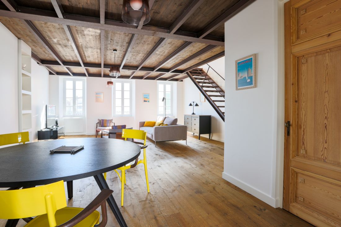 Photo 4 : SEJOUR d'une maison situ&eacute;e &agrave; La Flotte-en-R&eacute;, &icirc;le de R&eacute;.