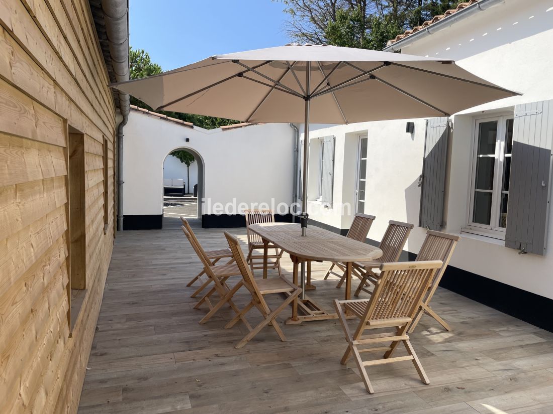 Photo 6 : PATIO d'une maison situ&eacute;e &agrave; La Couarde-sur-mer, &icirc;le de R&eacute;.