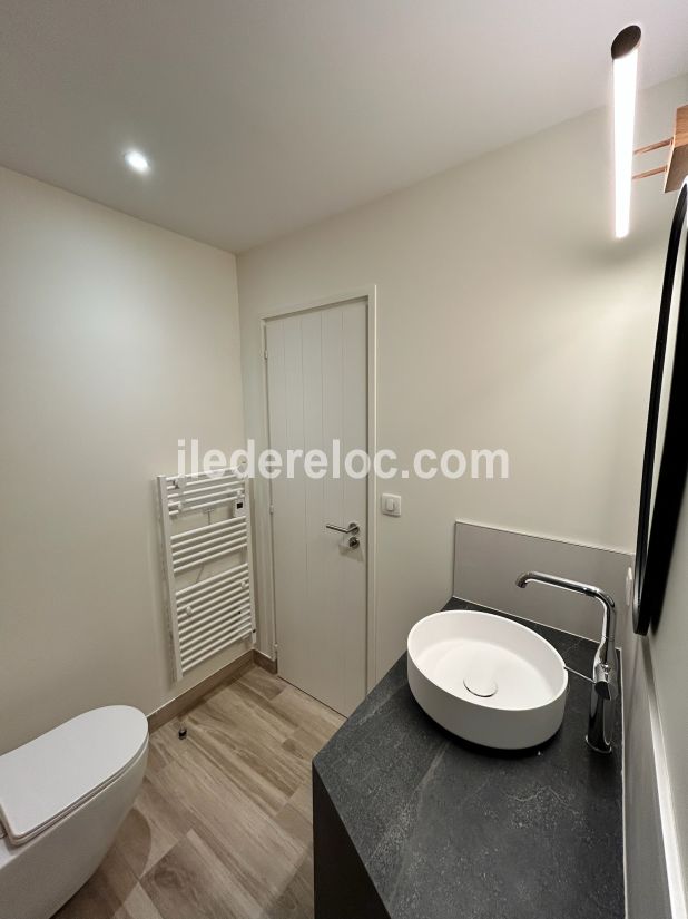 Photo 13 : SALLEDEBAIN d'une maison situ&eacute;e &agrave; Le Bois-Plage-en-R&eacute;, &icirc;le de R&eacute;.