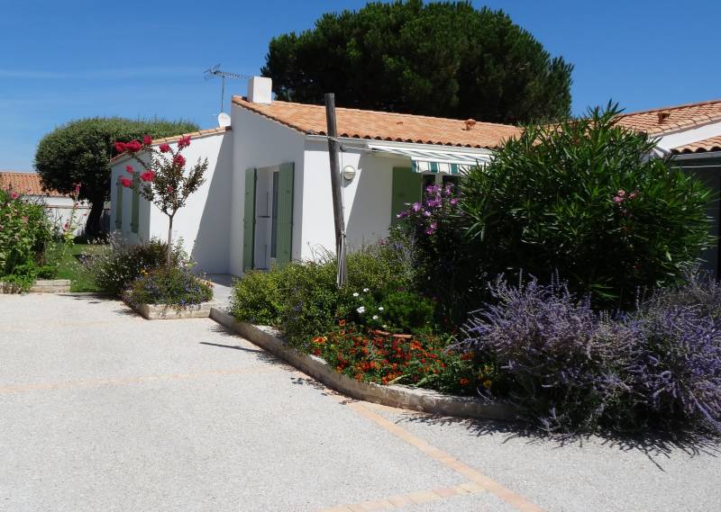 Photo 1 : ENTREE d'une maison située à La Flotte-en-Ré, île de Ré.