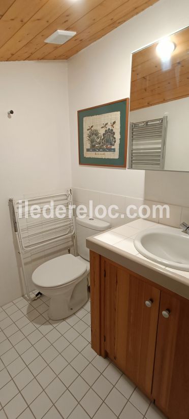 Photo 13 : WC d'une maison situ&eacute;e &agrave; Les Portes-en-R&eacute;, &icirc;le de R&eacute;.