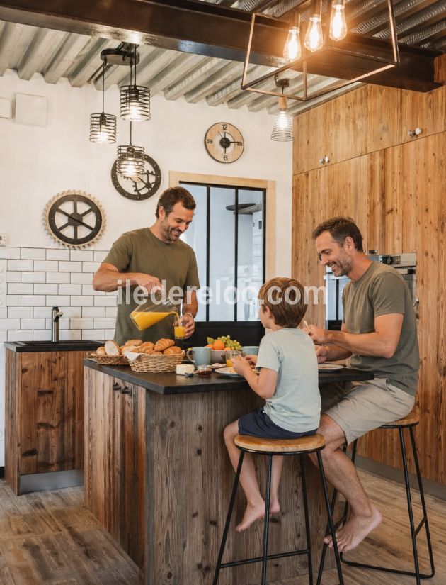 Photo 23 : CUISINE d'une maison situ&eacute;e &agrave; Rivedoux-Plage, &icirc;le de R&eacute;.