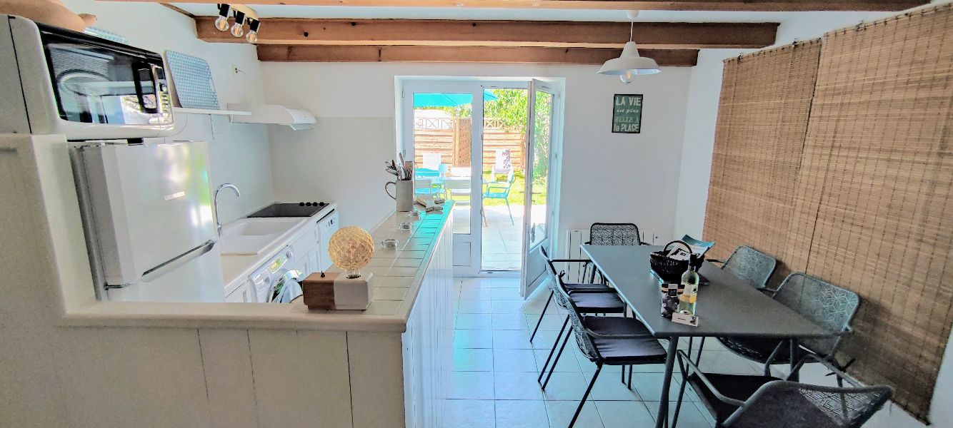 Photo 4 : SEJOUR d'une maison située à La Couarde-sur-mer, île de Ré.