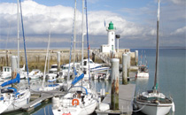 les bateaux au port de la flotte